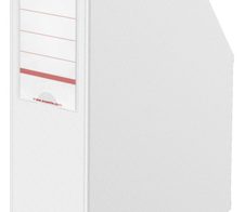 Esselte Stehsammler Kunststoff weiß , DIN A4