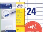 AVERY Zweckform Etiketten 3422 weiß 70,0 x 35,0 mm