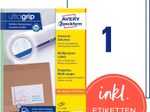AVERY Zweckform Etiketten 3418 weiß 200,0 x 297,0 mm