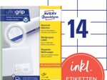 AVERY Zweckform Etiketten 3653 weiß 105,0 x 42,3 mm