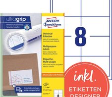 AVERY Zweckform Etiketten 3660 weiß 97,0 x 67,7 mm