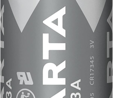 VARTA LITHIUM Cylindrical CR123A Blister 1