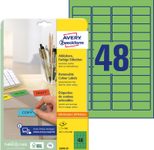 AVERY Zweckform Etiketten L6040-20 grün 45,7 x 21,2 mm