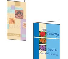 SIGEL Geburtsstagskarten Blumen Trio DIN A6