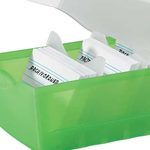 HAN Kartei-Stützplatten DIN A8 transparent