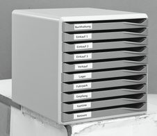 LEITZ Schubladenbox 52810089  DIN A4 28,5 x 35,5 x 29,0 cm