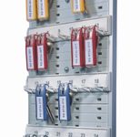 DURABLE Schlüsselbrett   mit 24 hellgrau