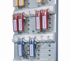 DURABLE Schlüsselbrett   mit 24 hellgrau