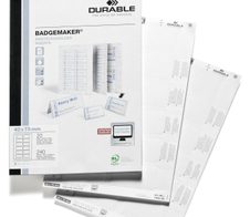 DURABLE Einsteckschilder für Namensschilder Badgemaker 7,5 x 4,0 cm