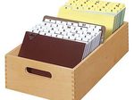HAN Karteikasten A5 für 1.500 Karteikarten braun