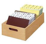HAN Karteikasten A5 für 1.500 Karteikarten braun
