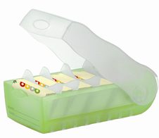 HAN Croco Karteikasten A7 900 Karteikarten grün