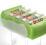 HAN Croco Karteikasten DIN A8 500 Karteikarten grün