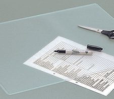 DURABLE Duraglas Schreibtischunterlage 53,0 x 40,0 cm transparent