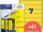 AVERY Zweckform Ordneretiketten 38,0 x 192,0 mm gelb