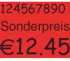 METO Preisetiketten 26,0 x 16,0 mm