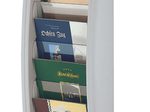 PAPERFLOW Kompakt Wandprospekthalter A5 5-Fach  grau