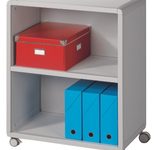 PAPERFLOW Mobil Bürowagen 65,1 x 33,0 x 86,4 cm lichtgrau