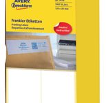 AVERY Zweckform Frankieretiketten 128,0 x 38,0 mm