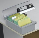 HAN Karteikasten A7 für 800 Karteikarten lichtgrau