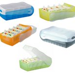 HAN Croco Karteikasten A7 900 Karteikarten orange