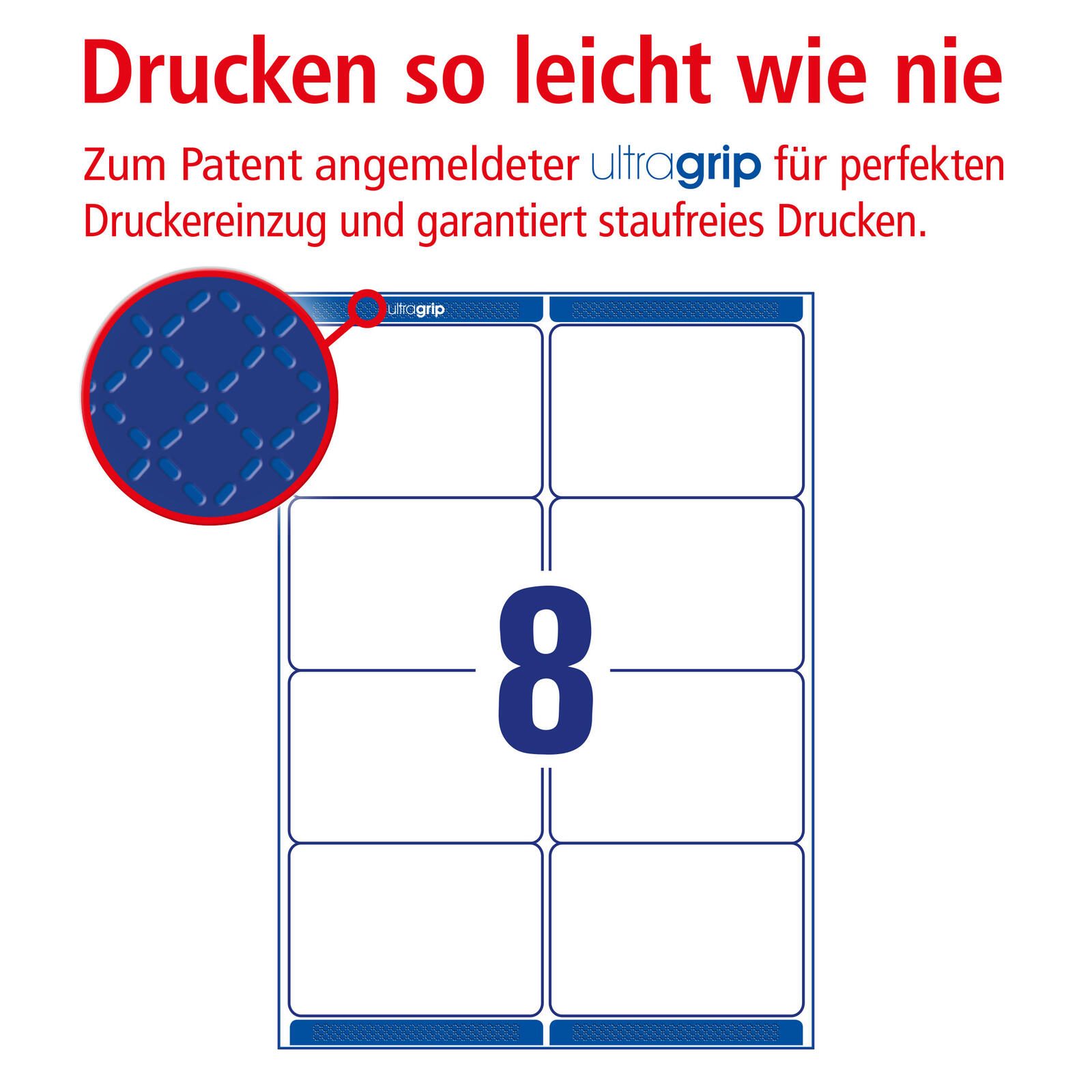 AVERY Zweckform Versandetiketten L7166-100 weiß 99,1 x 93,1 mm, 100 Blatt | office discount
