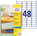 AVERY Zweckform Folien-Adressetiketten 45,7 x 21,2 mm