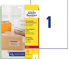 AVERY Zweckform Folien-Versandetiketten 210,0 x 297,0 mm