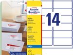 AVERY Zweckform Adressetiketten J8163-25 weiß 99,1 x 38,1 mm