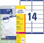 AVERY Zweckform Adressetiketten L7163-40 weiß 99,1 x 38,1 mm