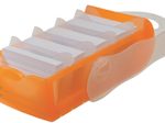 HAN Croco Karteikasten DIN A8 500 Karteikarten orange