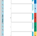 OXFORD Ordnerregister Vollformat 1-5 DIN A4