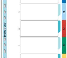 OXFORD Ordnerregister Vollformat 1-5 DIN A4