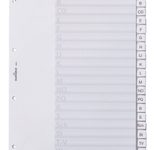 DURABLE Ordnerregister Vollformat A-Z DIN A4