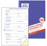AVERY Zweckform Formularbuch Urlaubsabwesenheitsmeldung DIN A5 2x 40 Seiten