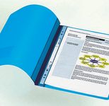DURABLE Schnellhefter DIN A4 überbreit PVC hellblau