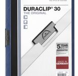 DURABLE Klemmhefter Duraclip DIN A4 dunkelblau
