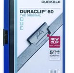 DURABLE Klemmhefter Duraclip DIN A4 dunkelblau