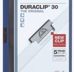 DURABLE Klemmhefter Duraclip DIN A4 dunkelblau