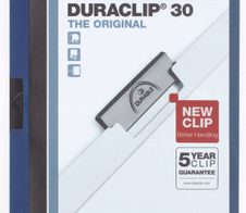 DURABLE Klemmhefter Duraclip DIN A4 dunkelblau