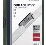 DURABLE Klemmhefter DURACLIP DIN A4 dunkelgrün