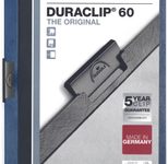 DURABLE Klemmhefter Duraclip DIN A4 dunkelblau