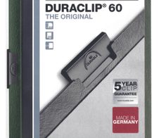 DURABLE Klemmhefter Duraclip DIN A4 dunkelgrün