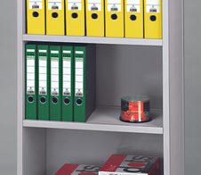 PAPERFLOW Mobil Bürowagen 65,1 x 33,0 x 124,6 cm lichtgrau