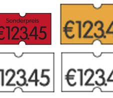 METO Preisetiketten Etikettenrollern 22,0 x 12,0 mm