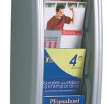 PAPERFLOW Kompakt Wandprospekthalter 1/3 DIN A4 5-Fach  silber