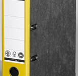 LEITZ Ordner Rückenbreite 8 cm DIN A4 Karton gelb marmoriert