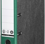 LEITZ Ordner Rückenbreite 8 cm DIN A4 Karton grün marmoriert