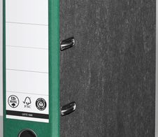 LEITZ Ordner Rückenbreite 8 cm DIN A4 Karton grün marmoriert