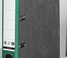 LEITZ Ordner Rückenbreite 5.2 cm DIN A4 Karton grün marmoriert